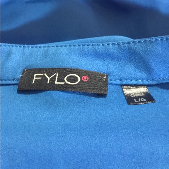 Fylo - roll- Tab Sleeve Blouse (A2 - Picture 5 of 8
